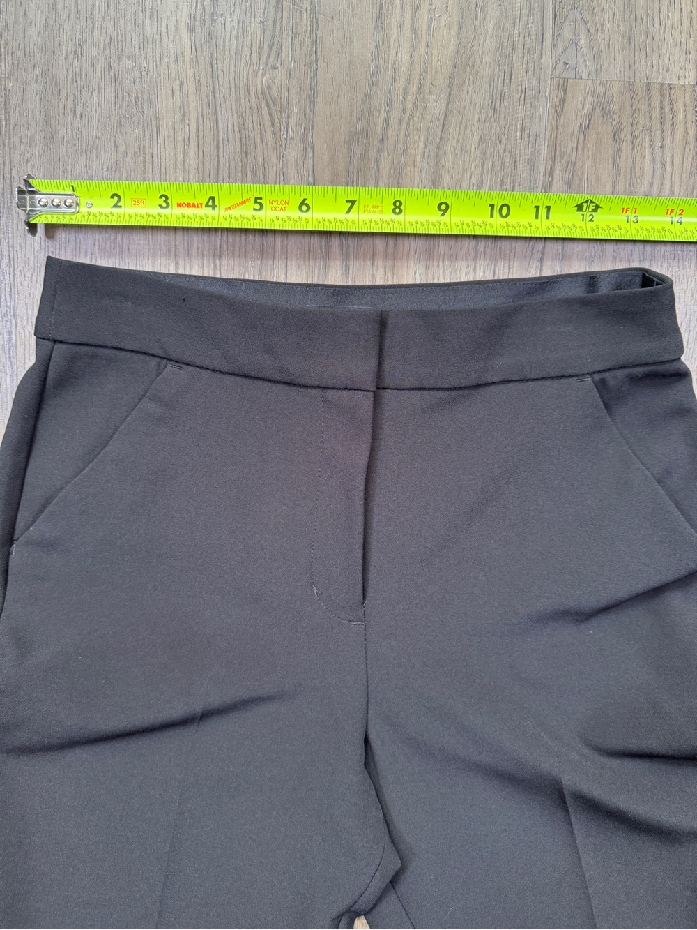 Express Editor High Rise Flare Trouser Black 2 Long - Picture 7 of 15